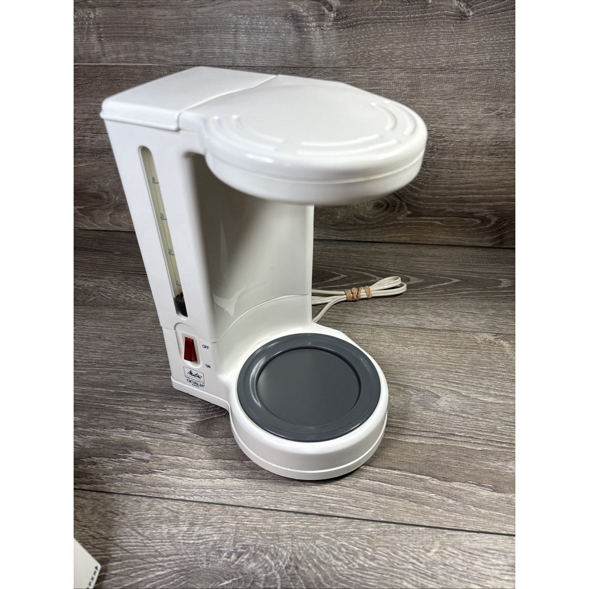 Melitta Gevalia Kaffe Coffee Maker 4 Cup Model BCM-4C White Vintage 1991 Clean