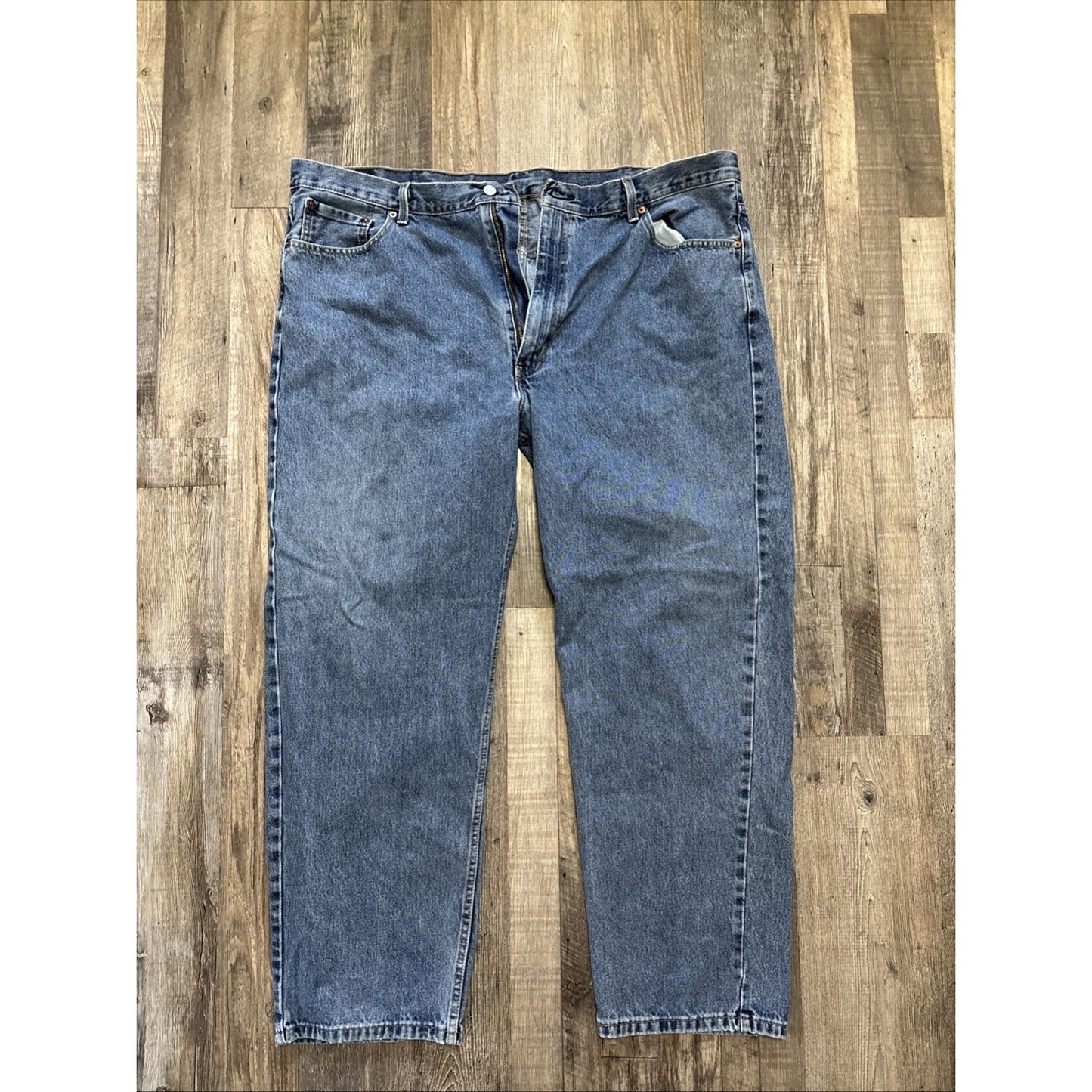 Levis 550 Relaxed Fit Jeans Mens 46x32 Medium Wash Blue Denim 100% Cotton