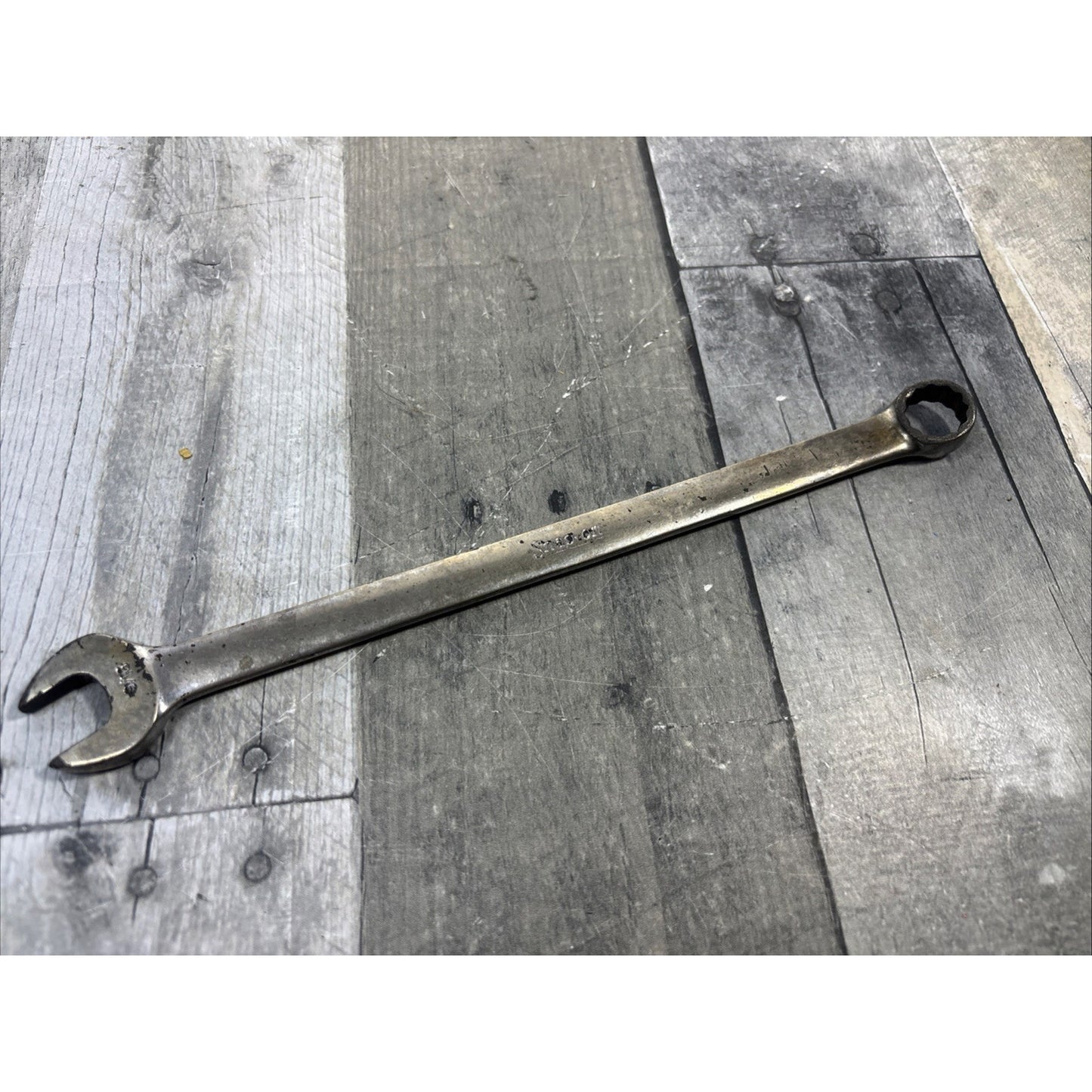 Snap on 9/16" SAE Extra Long 12 Point Combination Wrench OEXL18 USA