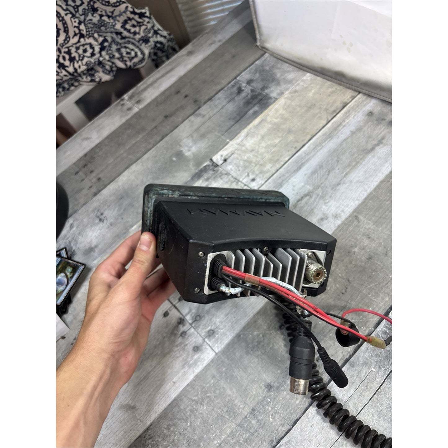 NAVMAN VHF 7100 Marine Radio Transceiver Handset VHF7110 EU Northstar Explorer