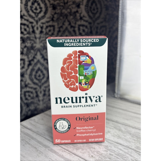 Neuriva Brain Health Supplement - Original - 50 Capsules (Sealed) New