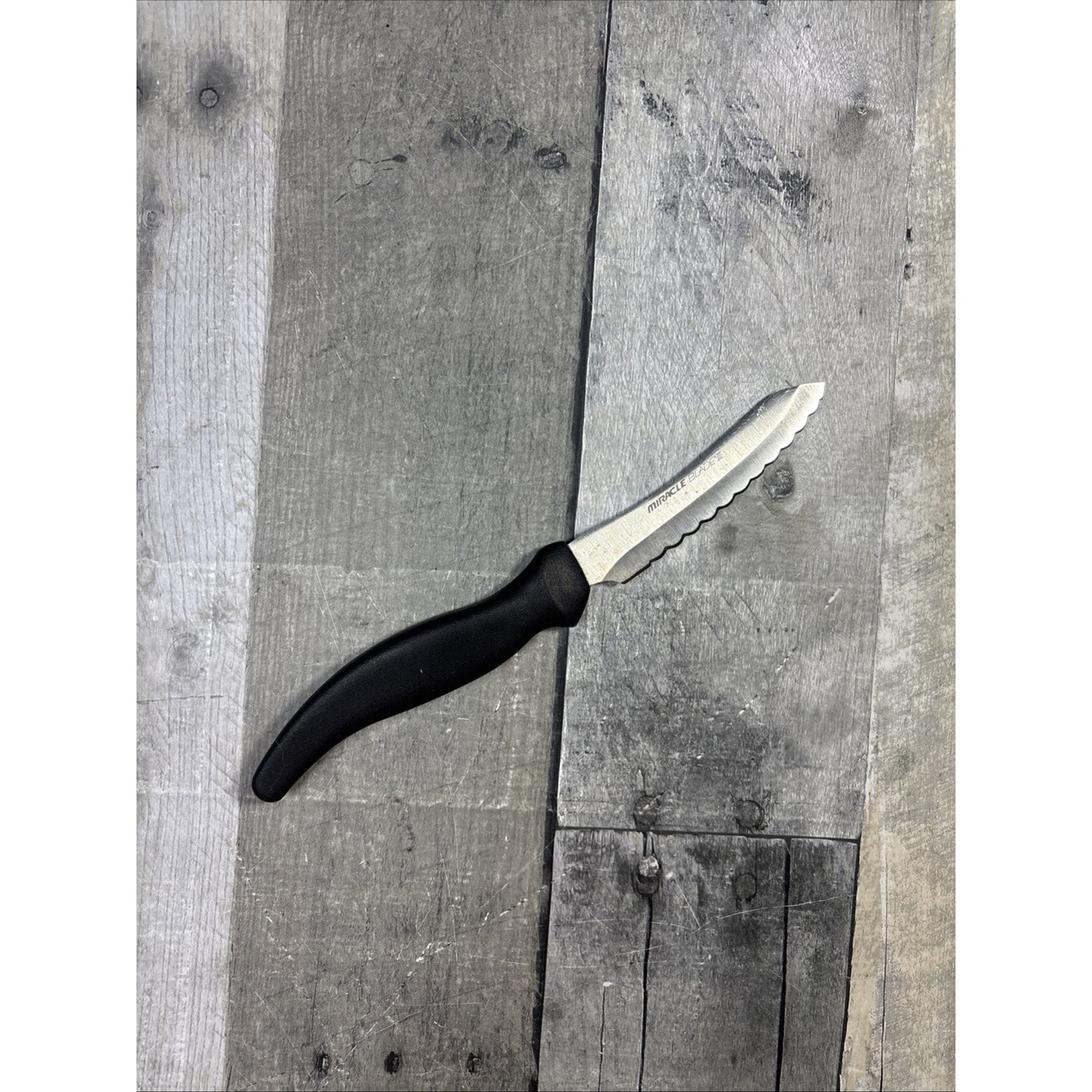 Miracle Blade III Stainless Steel Serrated Steak Knife 4"