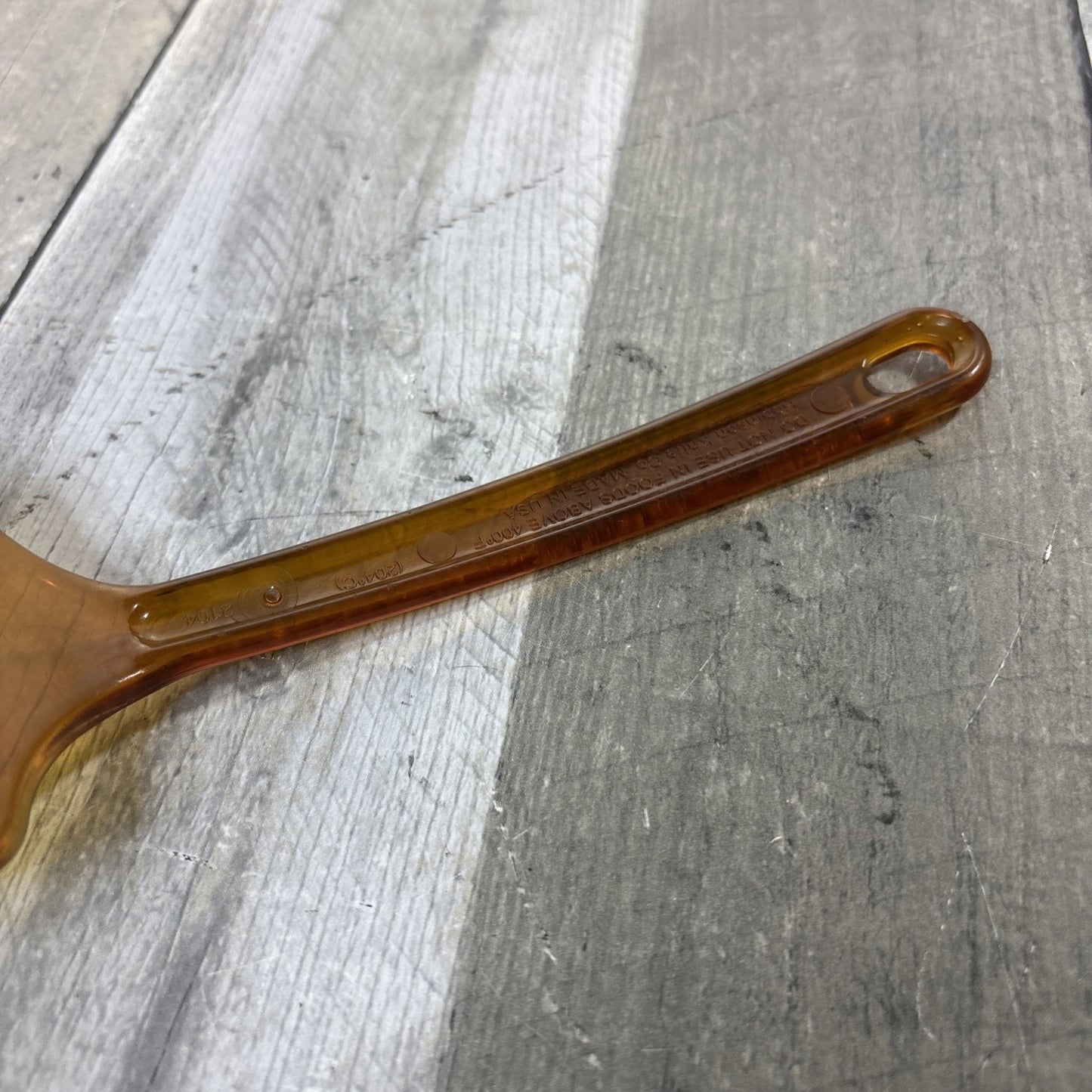 Vintage Ultratemp Amber Spatula Turner Robinson Knife Company USA