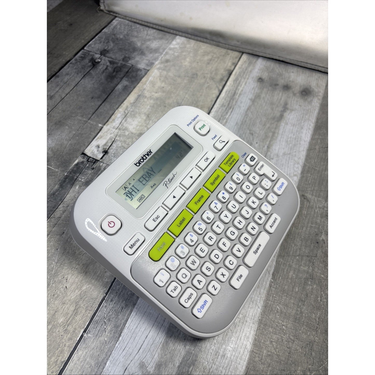 Brother P-Touch PT-D210 Handheld Label Maker Fully Functional