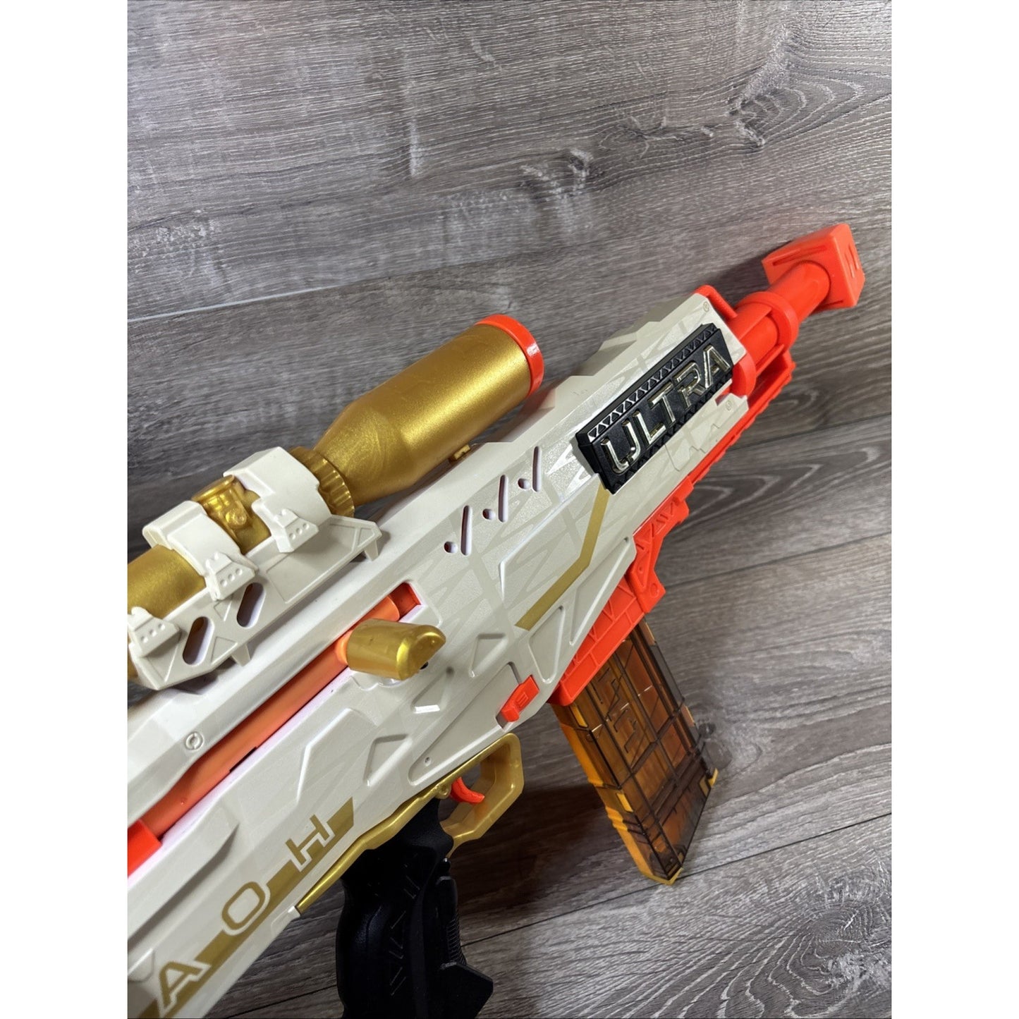 NERF Ultra Pharaoh Dart Blaster White/Orange/Gold