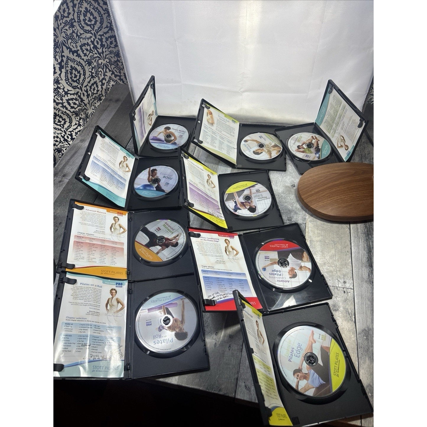 Lot of (9) Stott Pilates Pro Series Exercise/Workout DVDs - Moira Merrithew