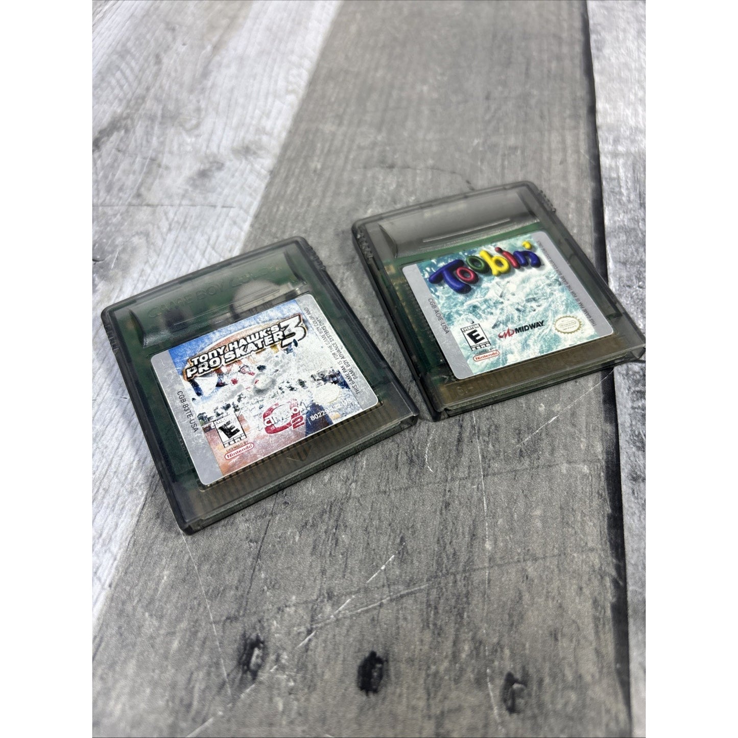 Gameboy Color 2 Game Bundle! - Tony Hawk’s Pro Skater 3 & Toobin’ 1998