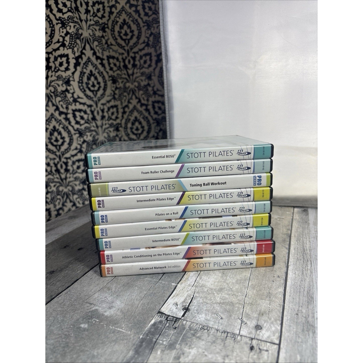 Lot of (9) Stott Pilates Pro Series Exercise/Workout DVDs - Moira Merrithew