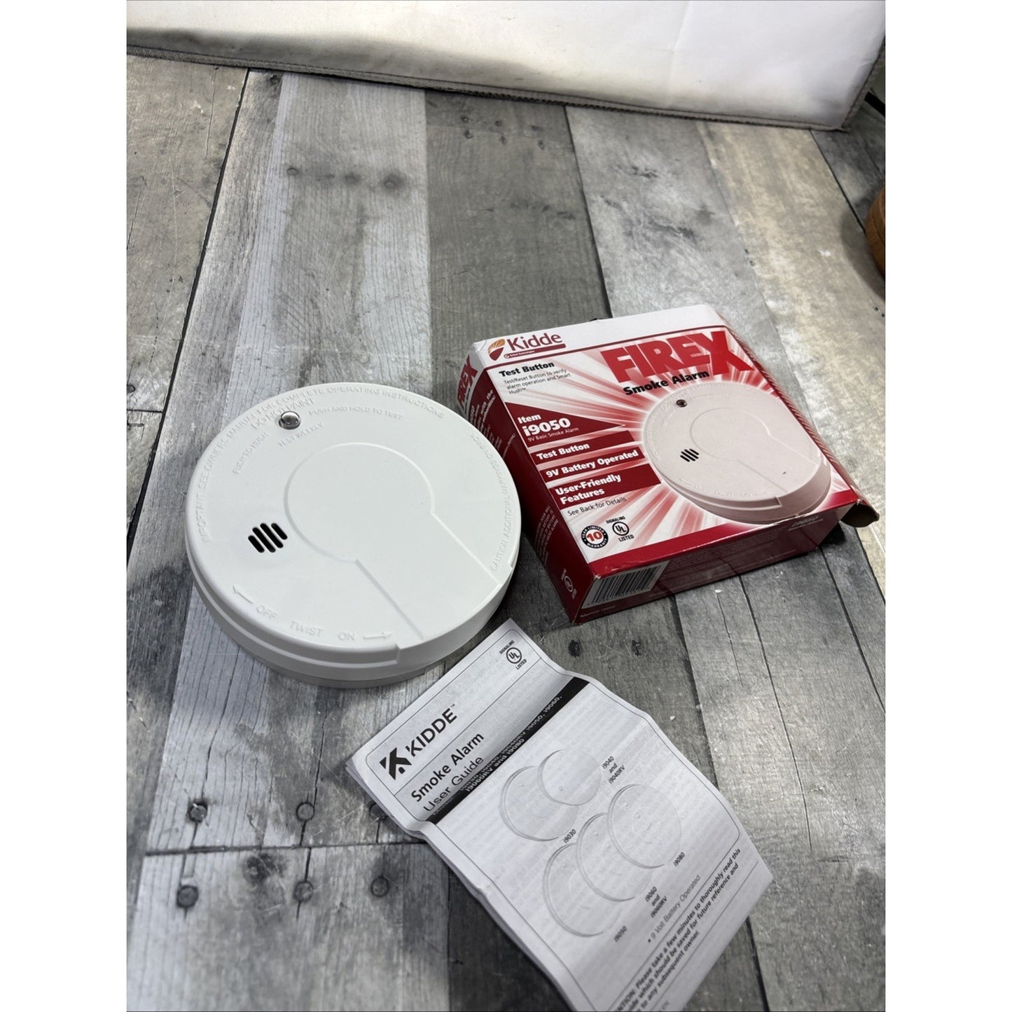 Kidde i9050 Smoke Detectors – Battery Operated, White, Easy Install- Open Box