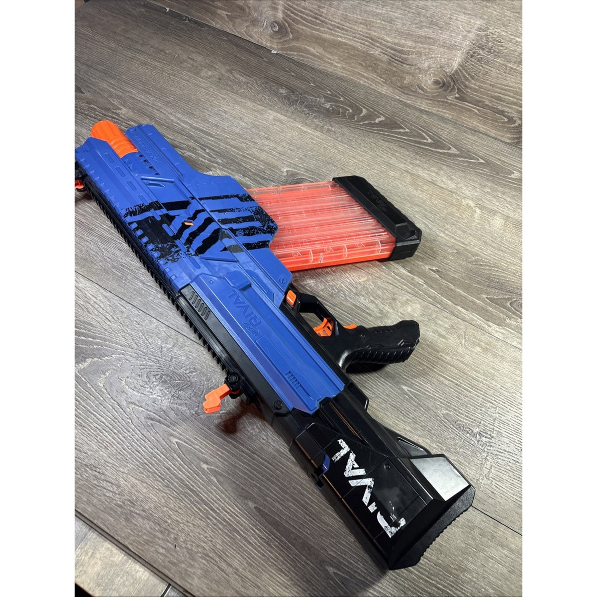 Nerf Blue Rival Electric Gun Blaster Khaos MXVI-4000 W/ Magazine