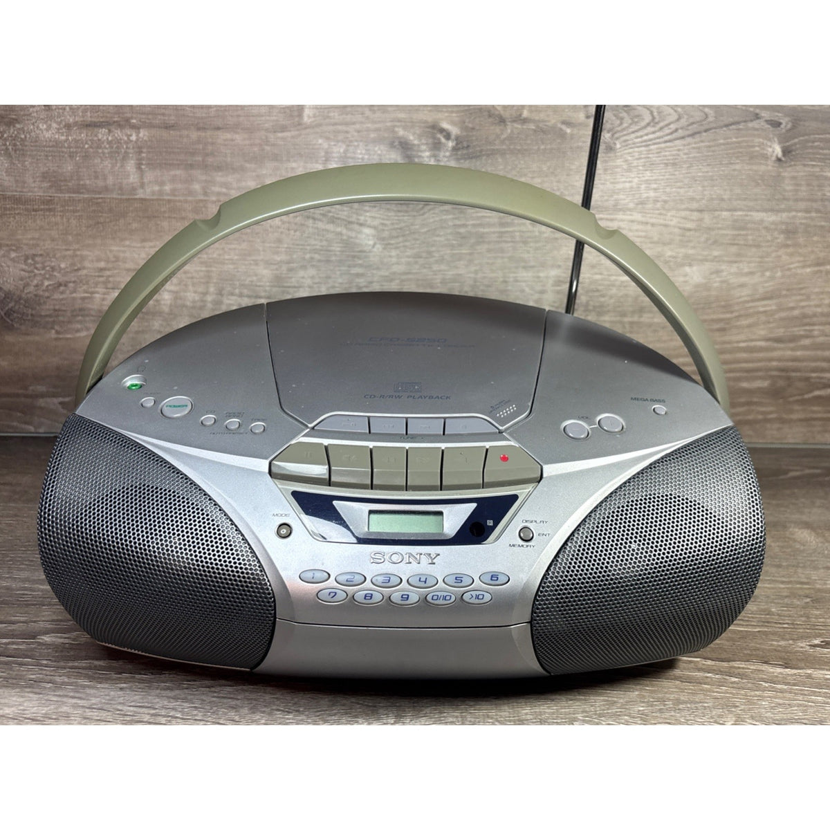 Sony CFD-S250 Stereo Radio FM/AM CD Cassette Player Recorder Boombox TESTED