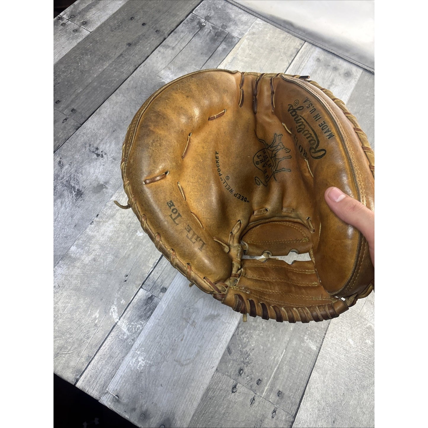 Rawlings Heart Of The Hide Lite Toe Catcher's Mitt Glove PRO-LTF - Vintage USA