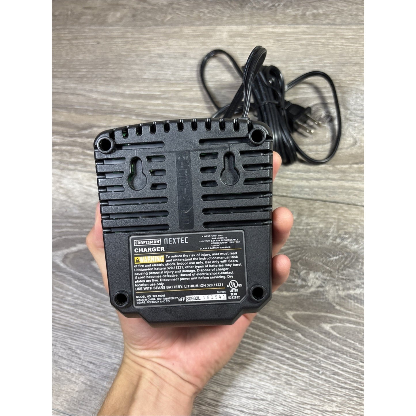 Craftsman 320.10006 DieHard Nextec 12V Lithium Ion Battery Charger