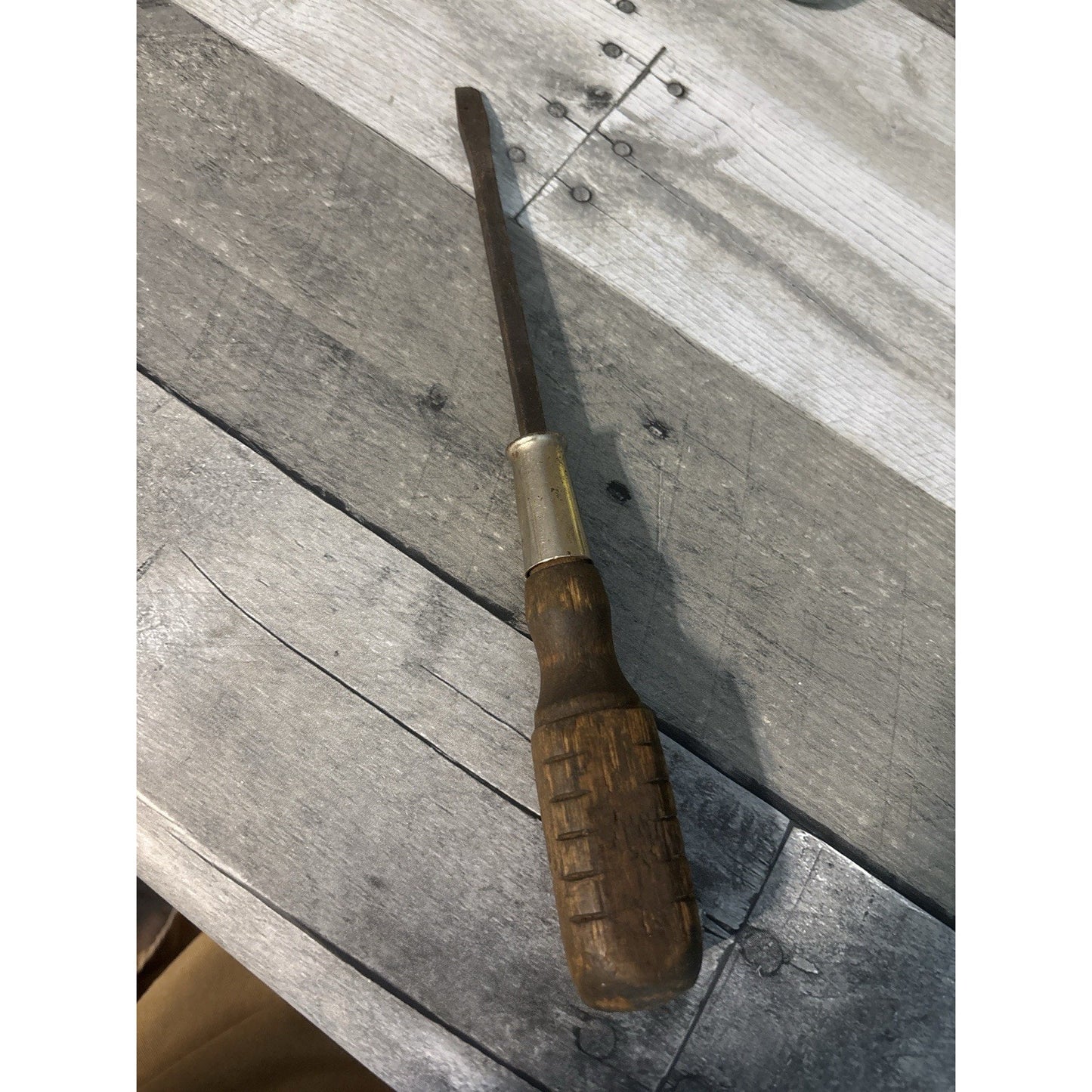 Mac Tools 1/4" Flathead Slotted Screwdriver 10 In Length Wood Grip