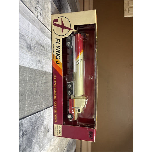 Vintage 2002 Ertl Flying J 1/64 Scale Peterbilt Cab with Tanker - NEW IN BOX