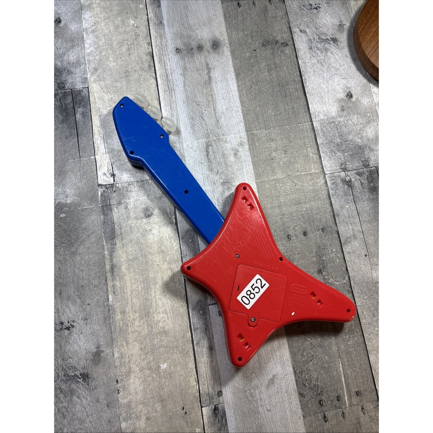 Little Tikes Pop Tunes Guitar Kids Red Musical Instrument Lights Sounds Vintage