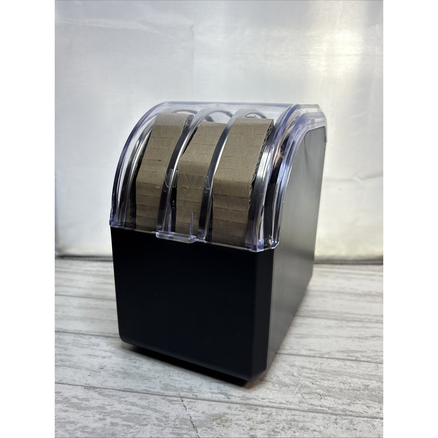 Ninja Food Kitchen Processor 4 Disc Blade Set w/ Storage Case Crinkle Cut Fry