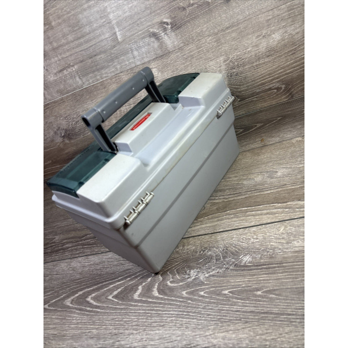Vintage 1993 Rubbermaid Pro Series 3015 Fishing Tackle Box w/ Accessory Box USA