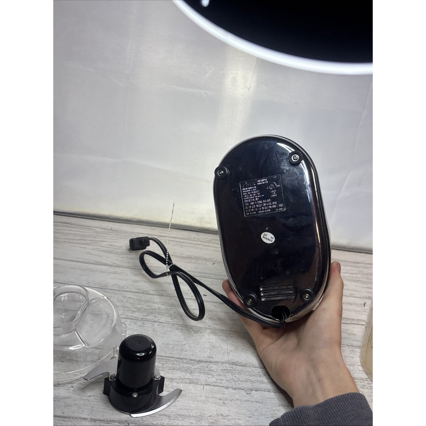 Oster Mini Food Chopper 2 Speed 3 Cups Black - Clean & Tested - Ready For Use