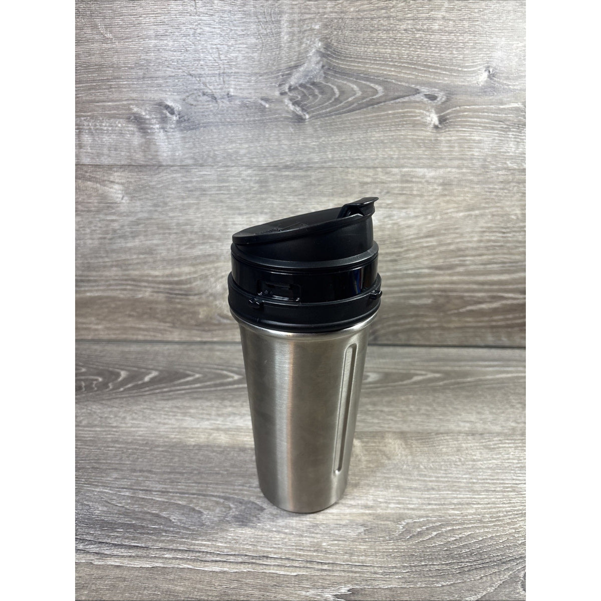 Nutri Ninja 16oz Stainless Steel Blender Portable To Go With Lid Travel Tumbler
