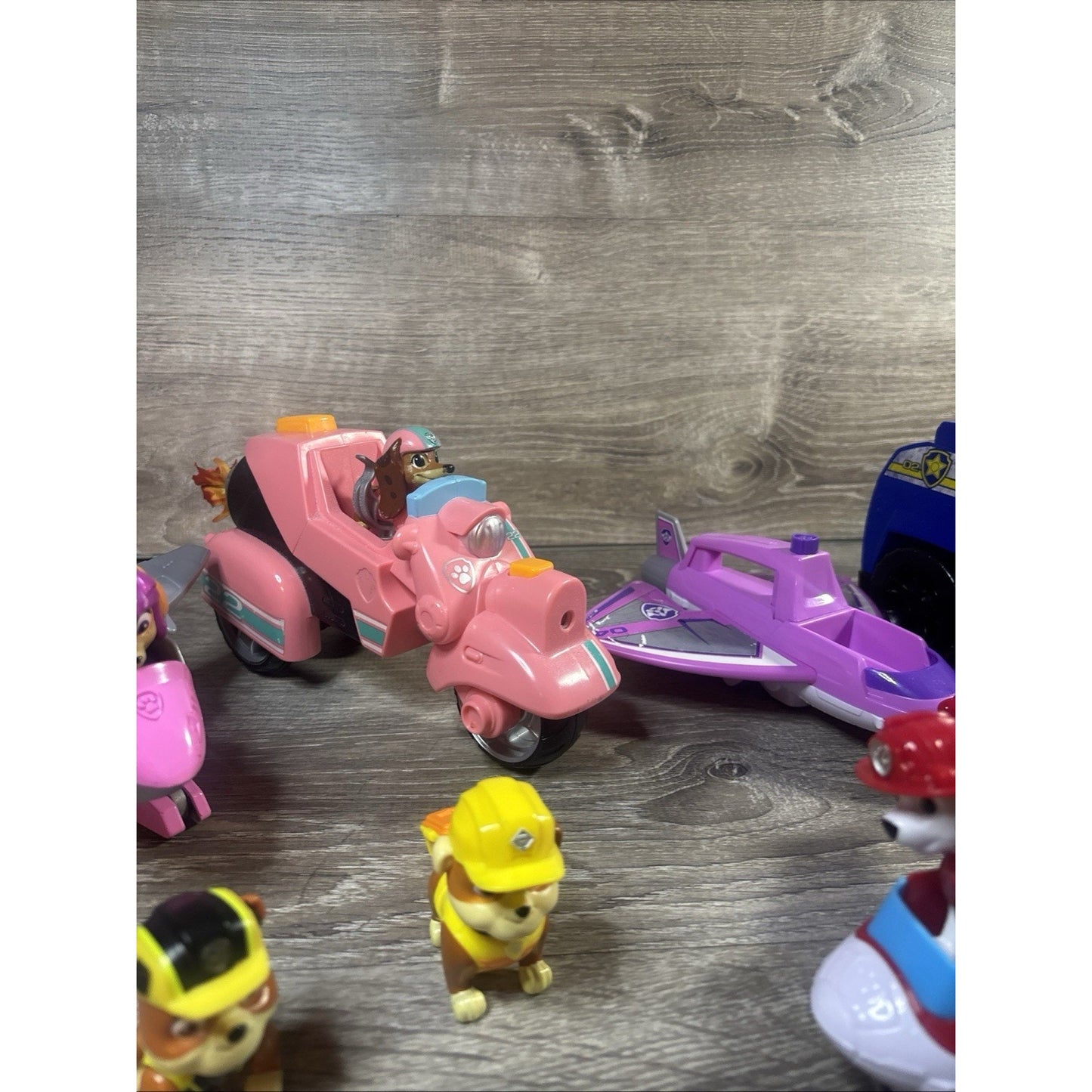 Lot of 11 Paw Patrol Vehicles & Figures Spin Master