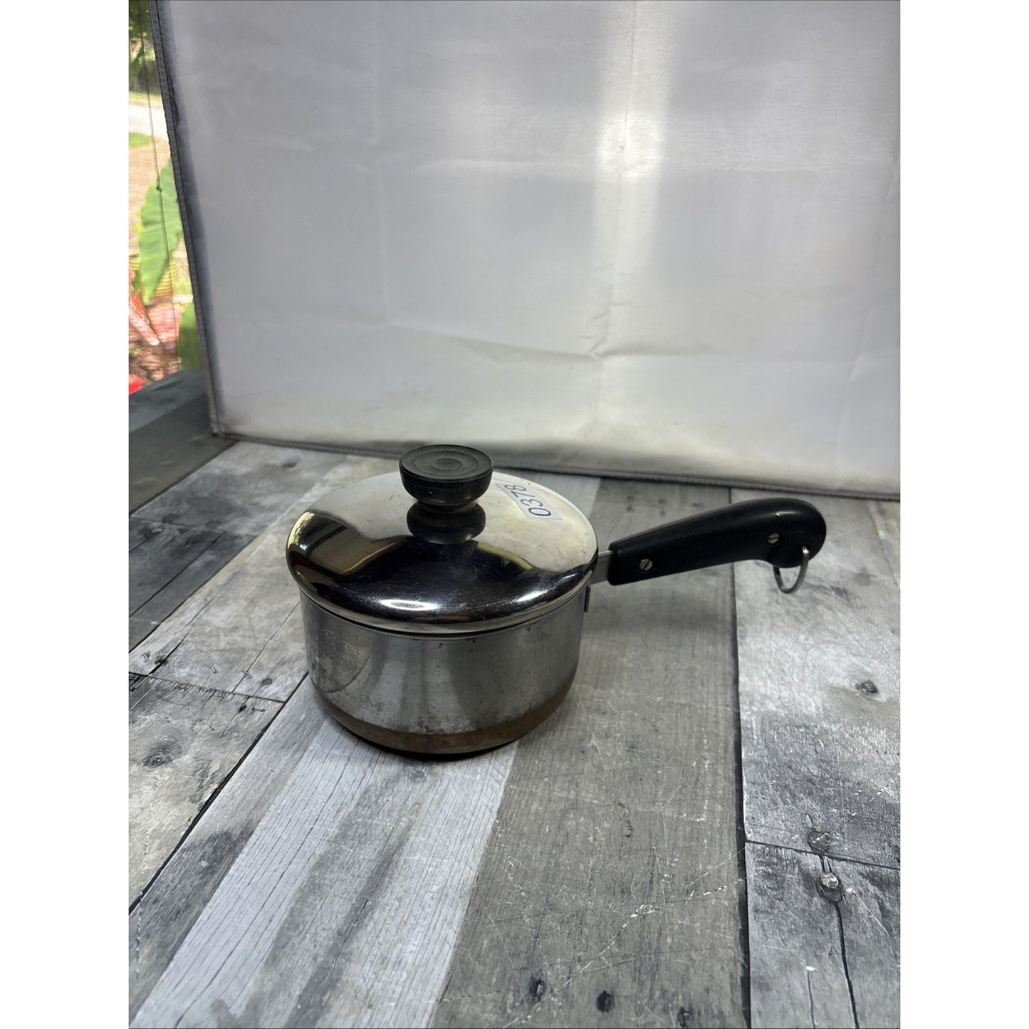 Revere Ware 1801 Copper Bottom 1 Qt Sauce Pan with Lid
