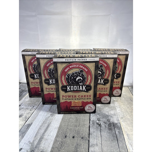 Kodiak Cakes Protein Pancake Flapjack Waffle Mix Cinnamon Oat, 20 Ounce (Pack 6)