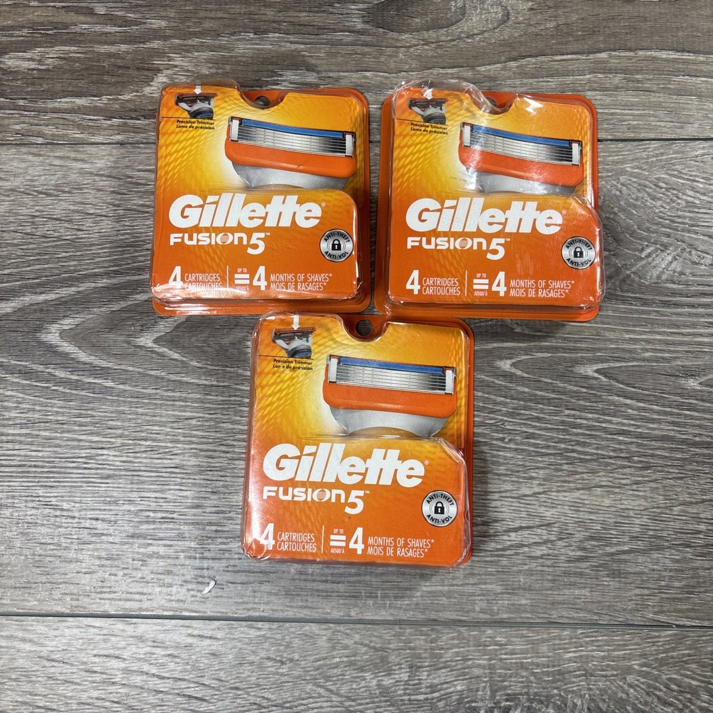 Gillette Fusion Power Razor Blades, 3 Pack 12 Cartridges