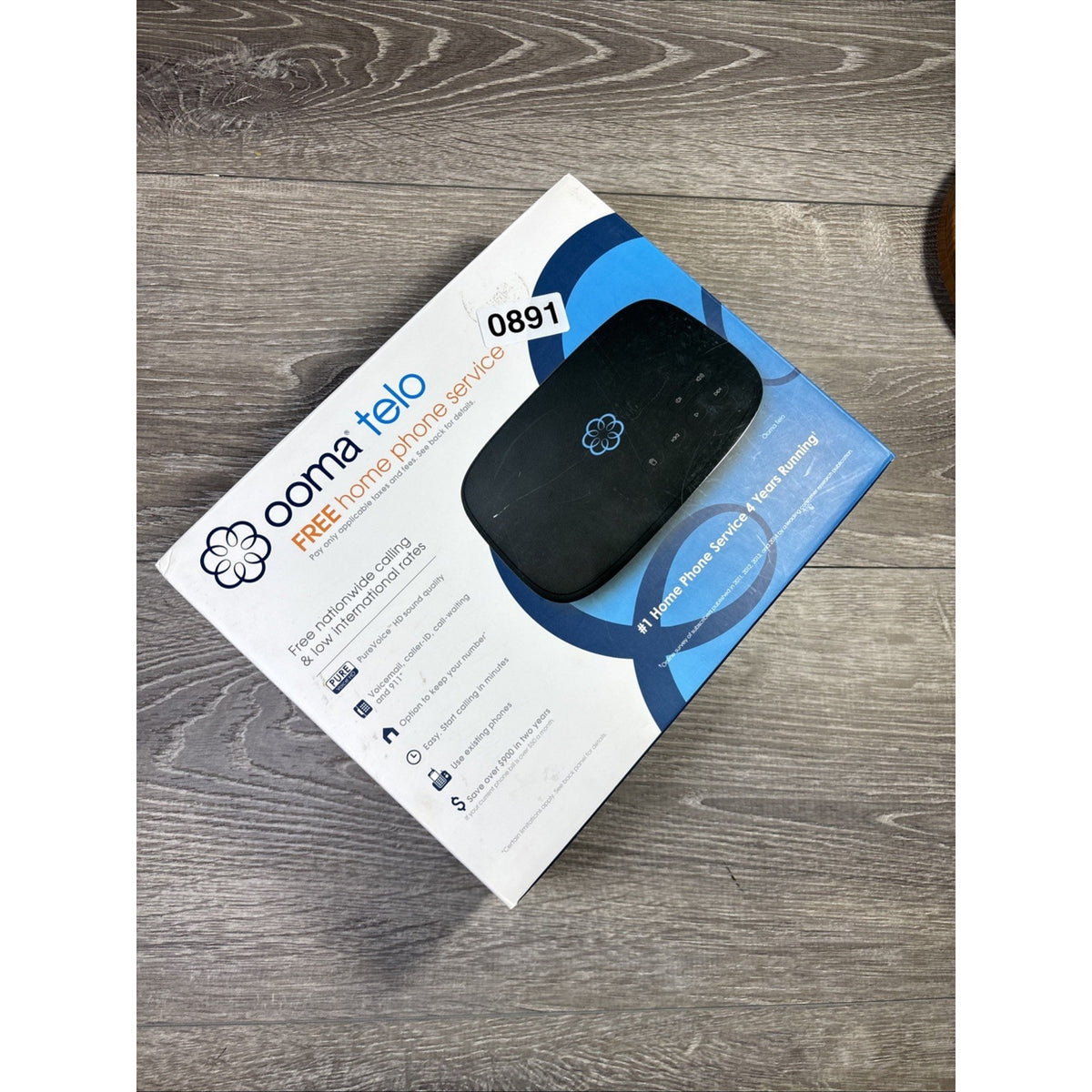 OOMA TELO Free Home Phone Service Model TELO104 New Open Box