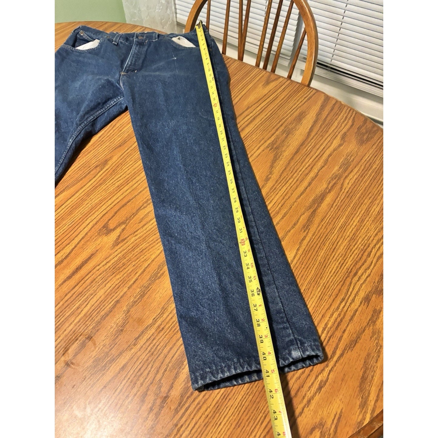 3x Vintage Carhartt Flannel Lined Jeans WF128 Made In USA Size 36x32