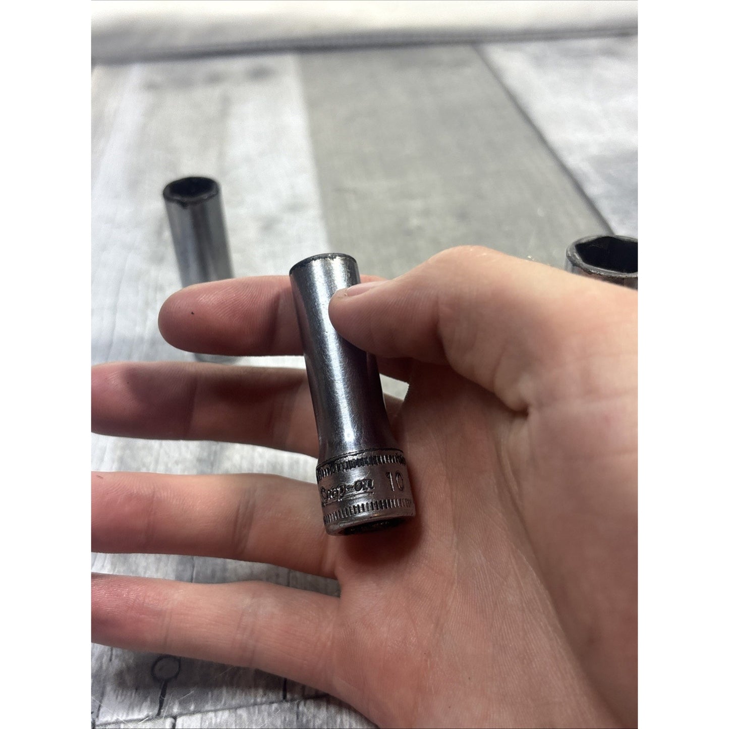Snap-on Vintage Deep Point Sockets Metric 3/8 Drive - SFSM 15 13 11 10