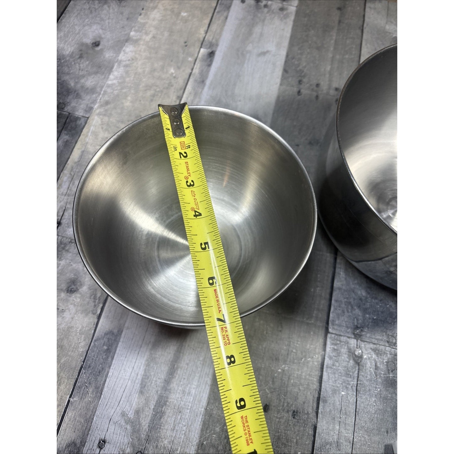 Sunbeam Mixmaster Heritage Series 2346 2350 2353 2354 Stainless Mixing Bowl Set