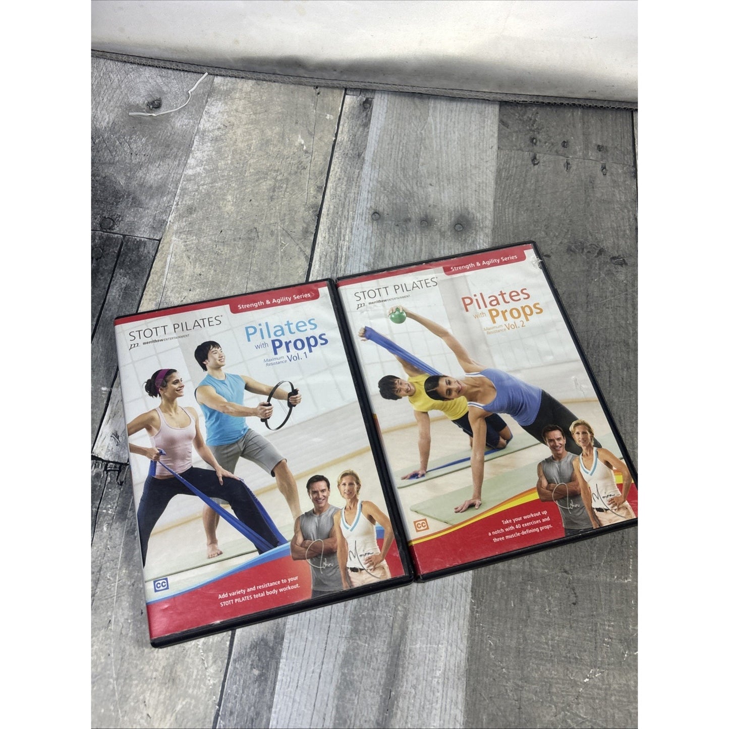 STOTT Pilates Strength & Agility Series Pilates with Props Vol. 1 & 2