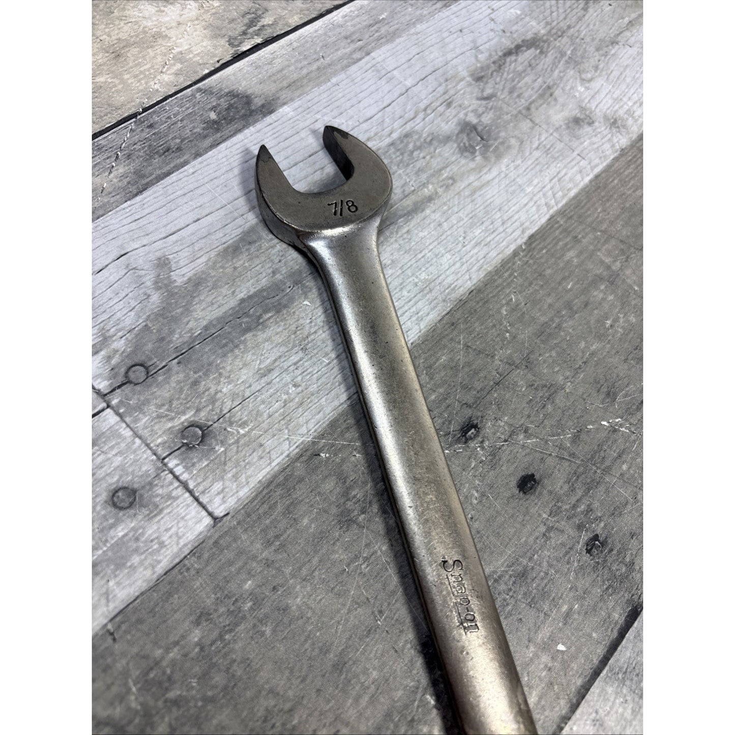 1939 Snap-on USA 7/8" Standard Length 12 Point Combination Wrench OEX28 VINTAGE