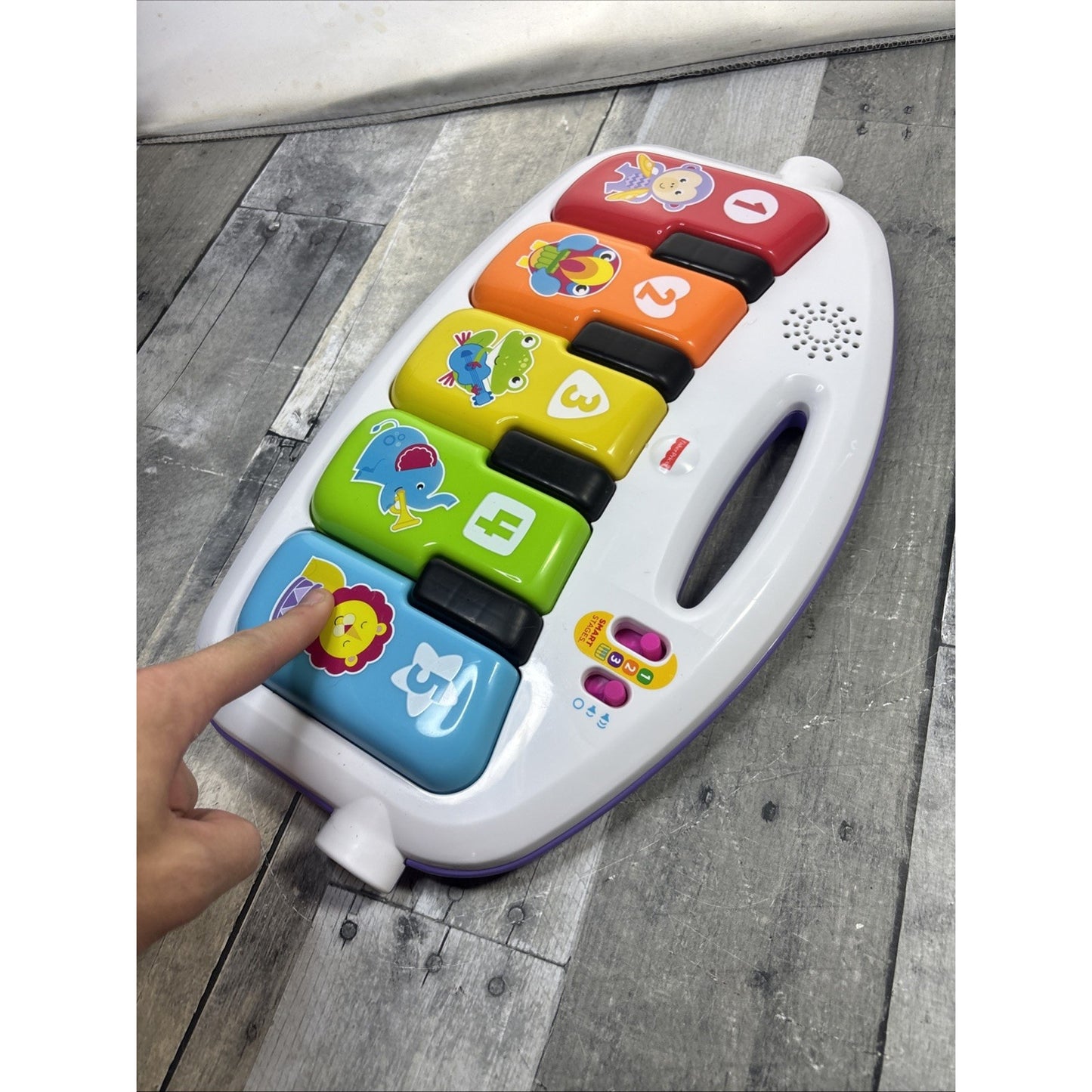 Red Fisher Price Deluxe Kick and Play Gym Replacement Piano Keyboard Tested