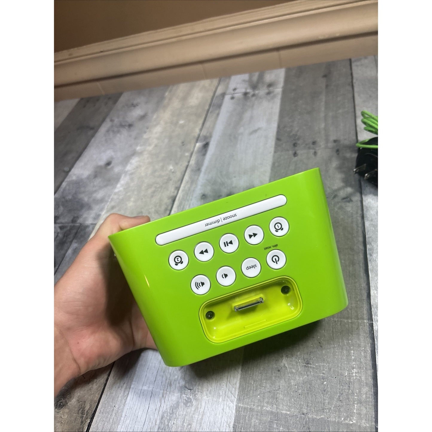 iHome Alarm Clock w/ iPod Dock Kermit DK-H22 RARE Tested & Working w/ Cables