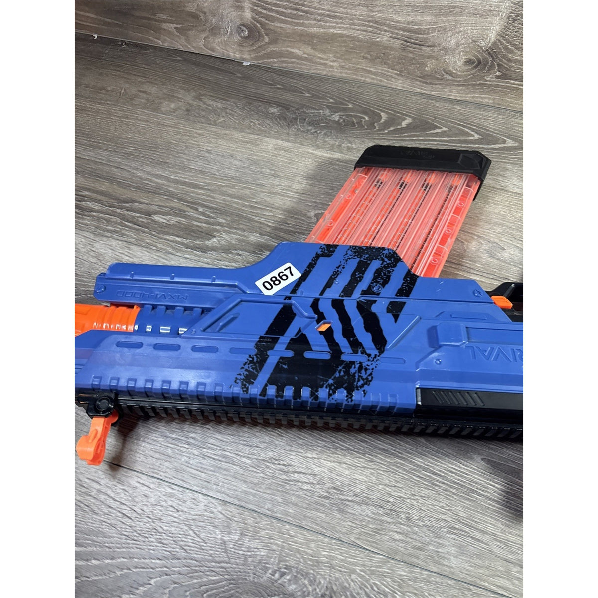 Nerf Blue Rival Electric Gun Blaster Khaos MXVI-4000 W/ Magazine