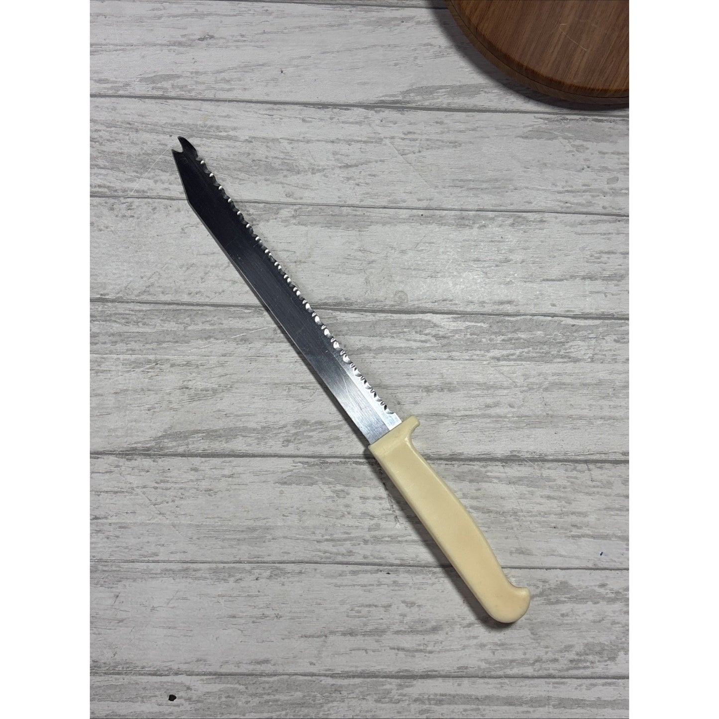 Hi Temp USA Boning/Gutting Filet Knife with Gut Hook & Serrated Blade - Vintage