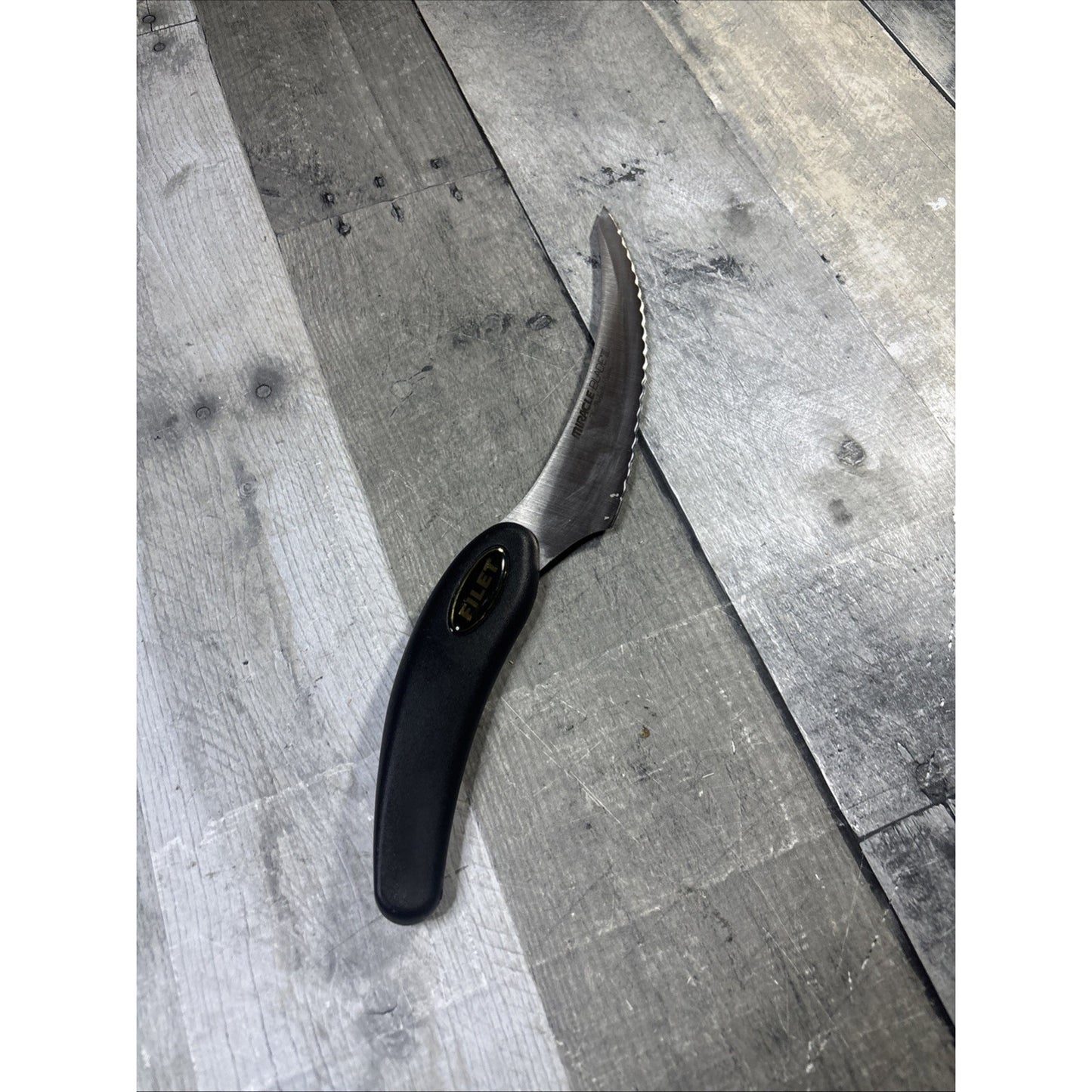 Miracle Blade III The Perfection Series Stainless Steel Filet Serrated Knife 6"