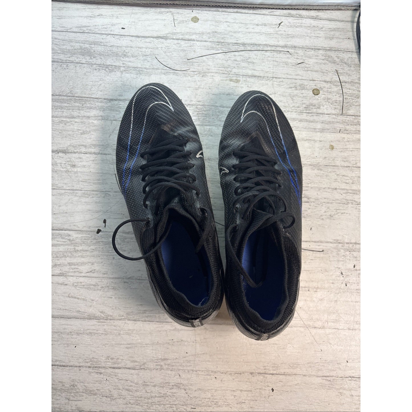 Nike Zoom Vapor 15 Pro FG Shadow Pack Black Royal DJ5603-040 Mens Size 11.5