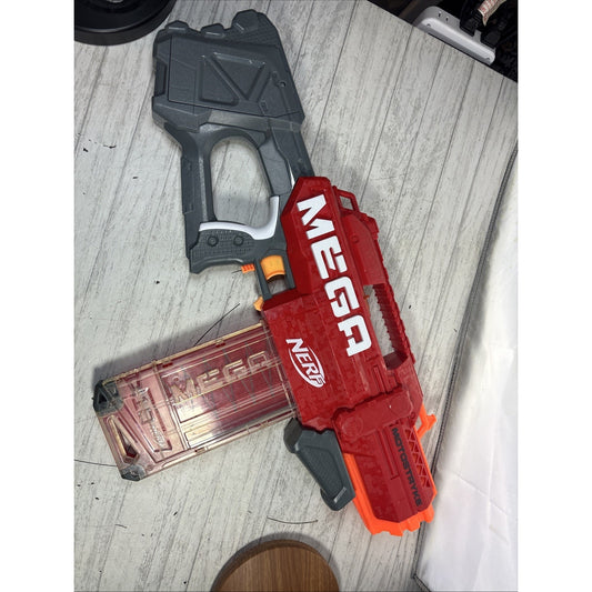 NERF Mega Motostryke Motorized 10 Dart Blaster (E6473) - Red