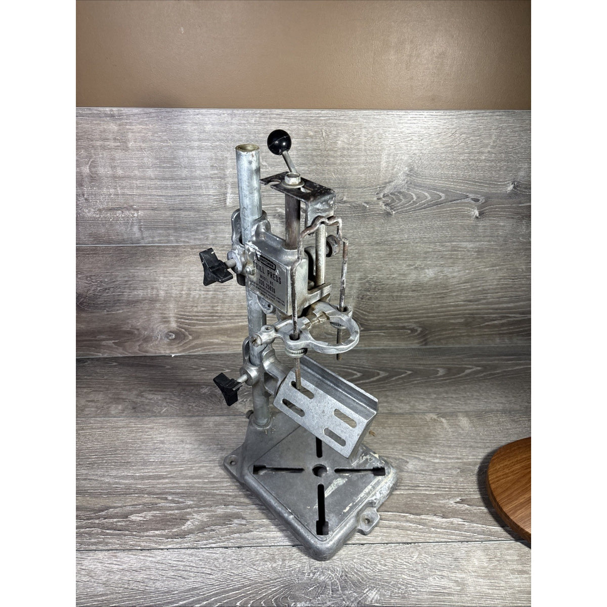 Vintage Craftsman Sears Drill Press Stand 335.25926 Gray Hand Drill Holder