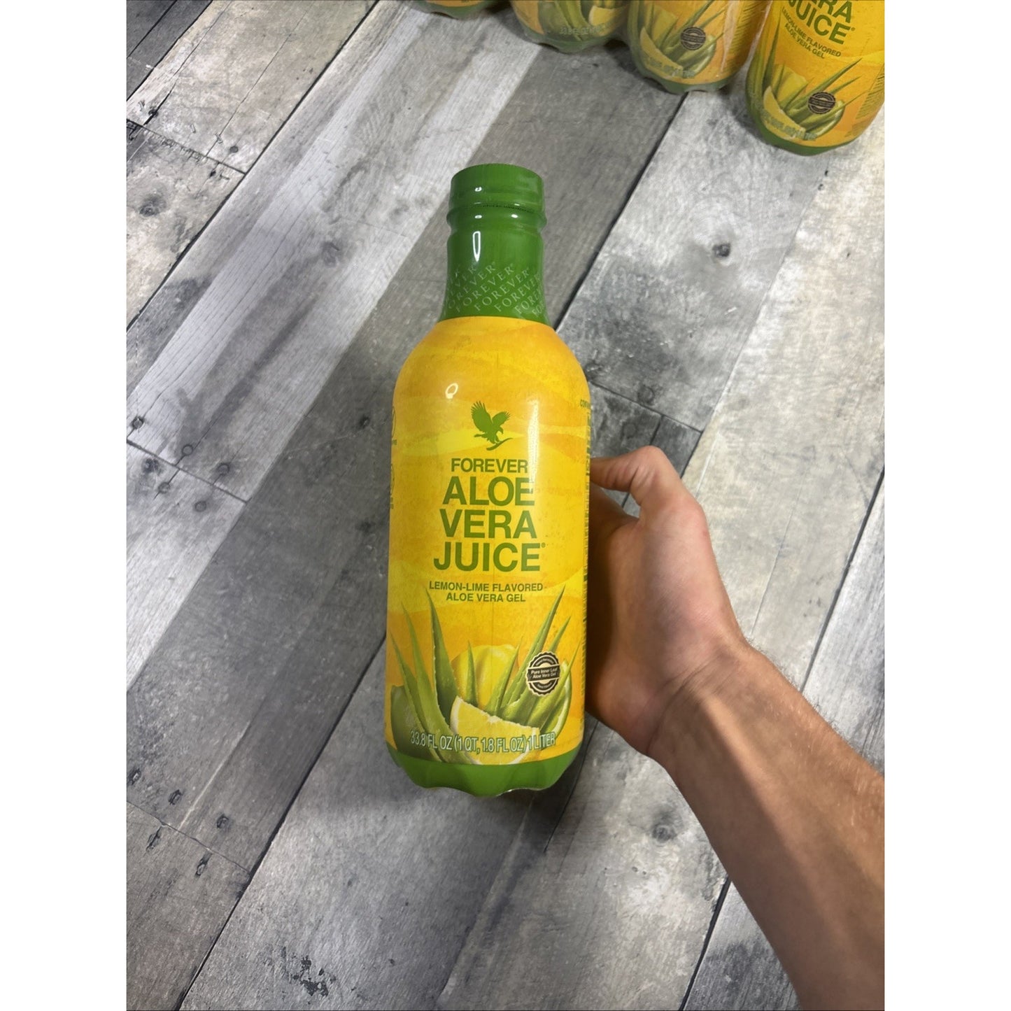 12 Forever Living Aloe Vera Juice 1 Liter Each ENERGY WELLNESS /Halal / Organic