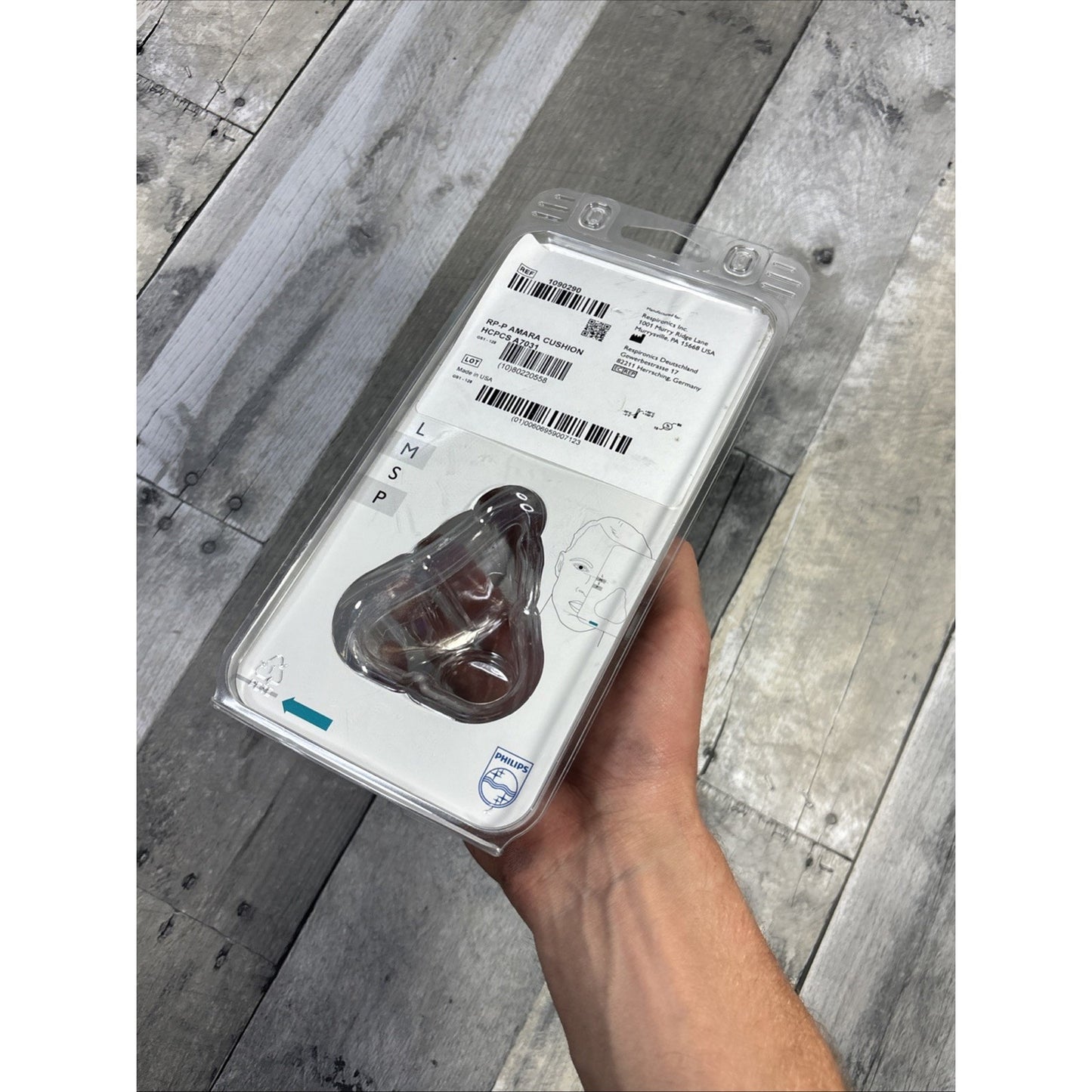 Philips Respironics Amara Silicone Full Face Mask Cushion P 1090490 - Sealed Box