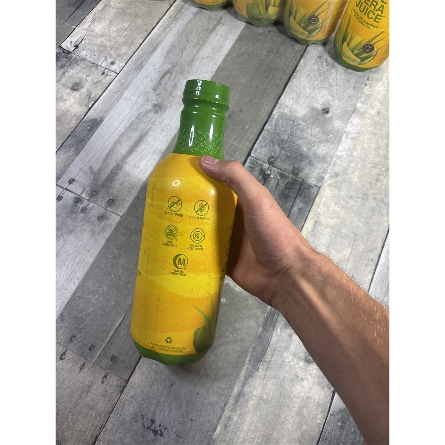 12 Forever Living Aloe Vera Juice 1 Liter Each ENERGY WELLNESS /Halal / Organic