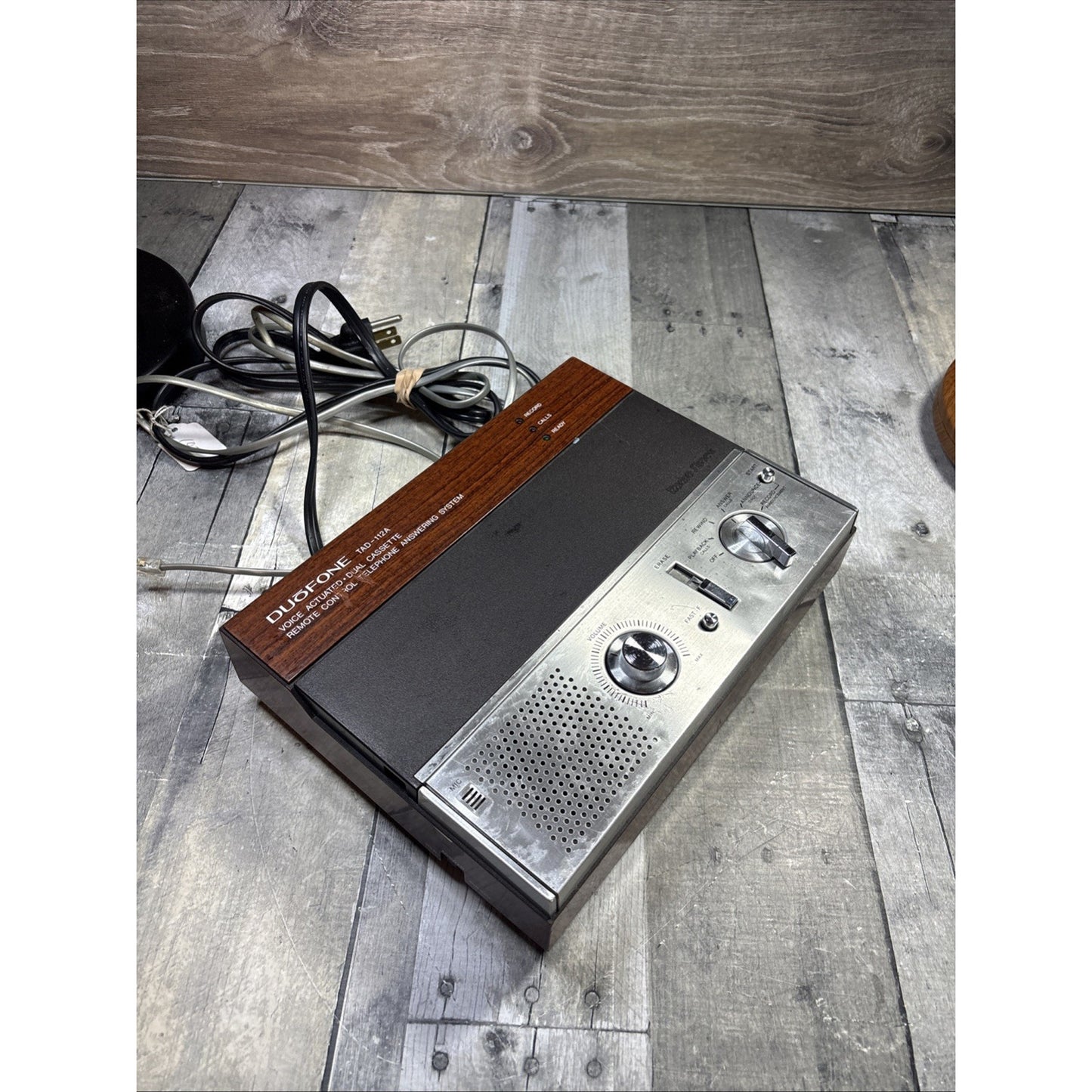 Radio Shack Duofone TAD112A Cassette Telephone Answering System 1984 Vintage