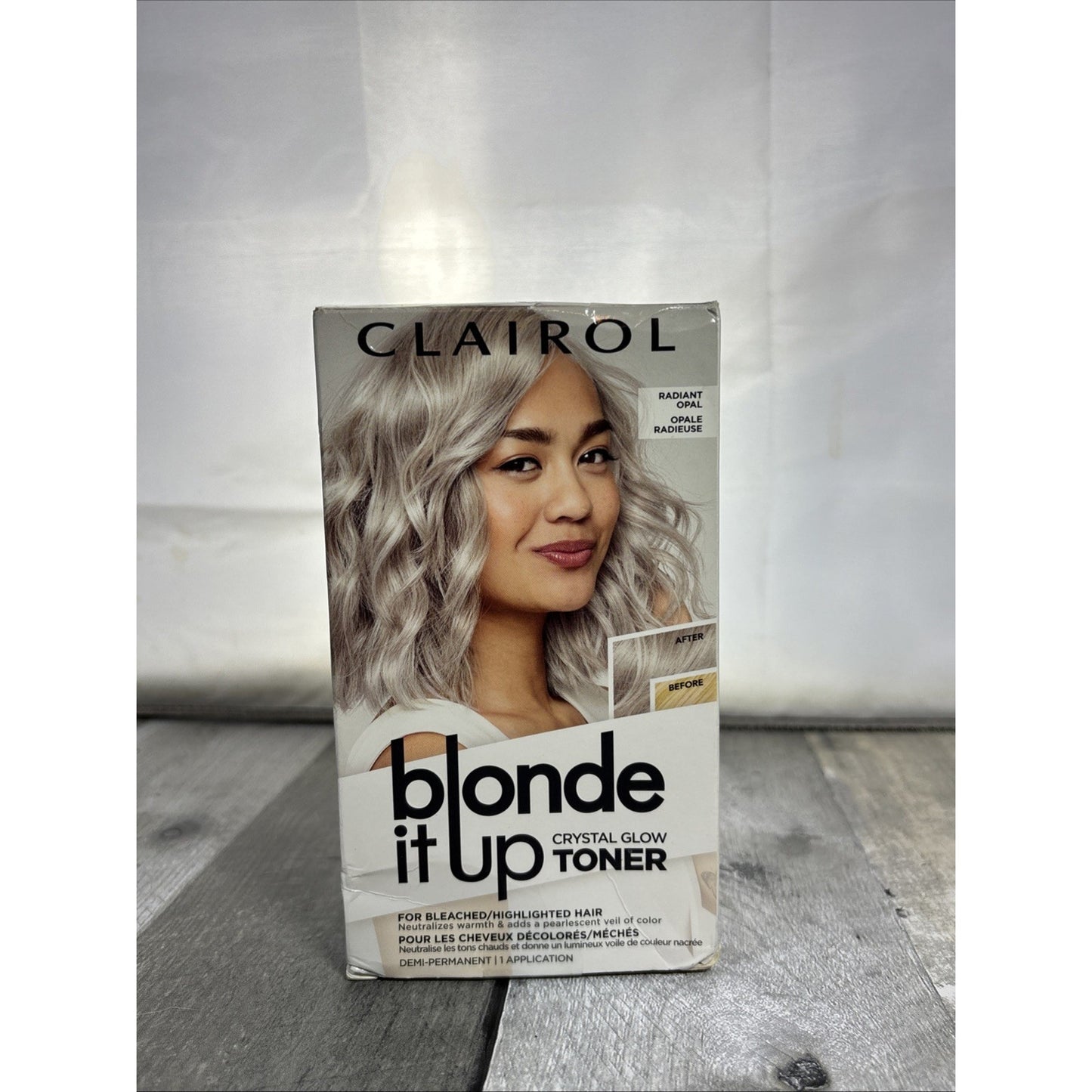 Clairol Blonde It Up Crystal Glow Toner for Bleached Highlight Hair Radiant Opal
