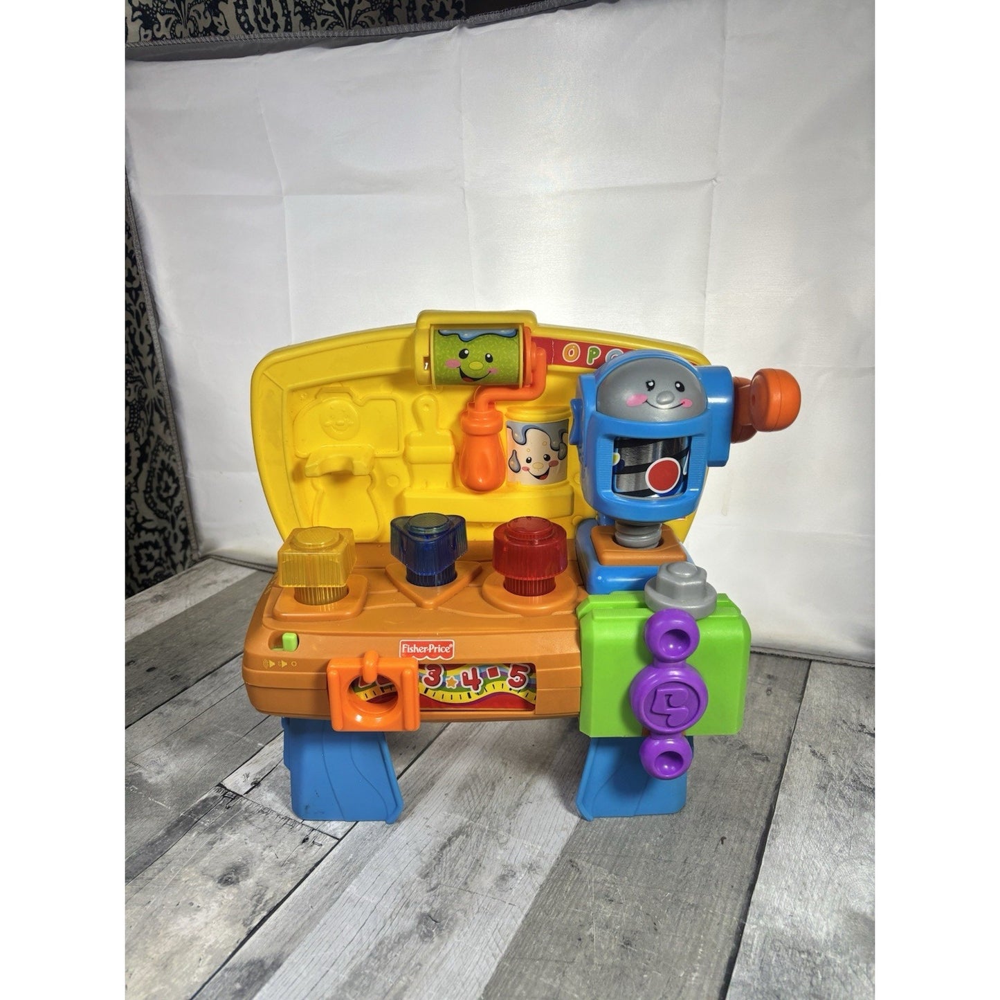 Fisher Price Laugh & Learn Learning Workbench Musical Tool Bench Toddler Toy