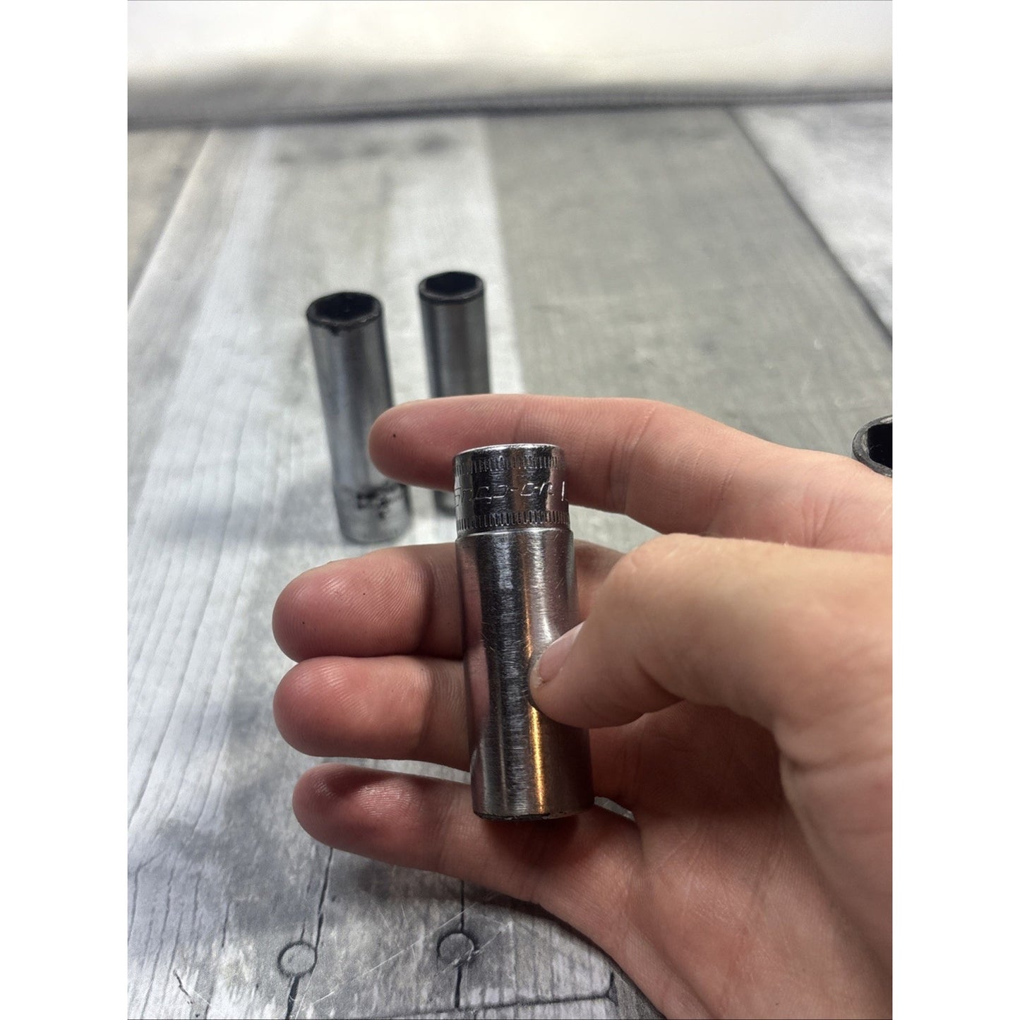 Snap-on Vintage Deep Point Sockets Metric 3/8 Drive - SFSM 15 13 11 10