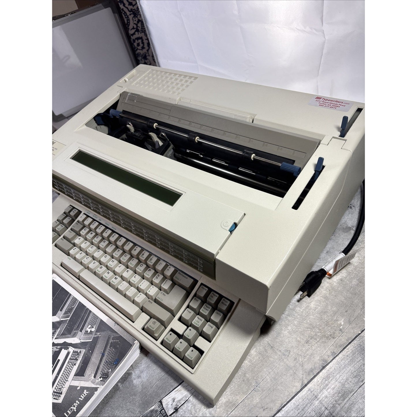 IBM Wheelwriter 3500 Lexmark Electronic Typewriter TESTED W/ Manual
